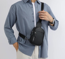 borsa a tracolla uomo pelle