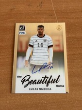 2024/25 Panini Donruss Fifa Lukas Nmecha Germany auto signature