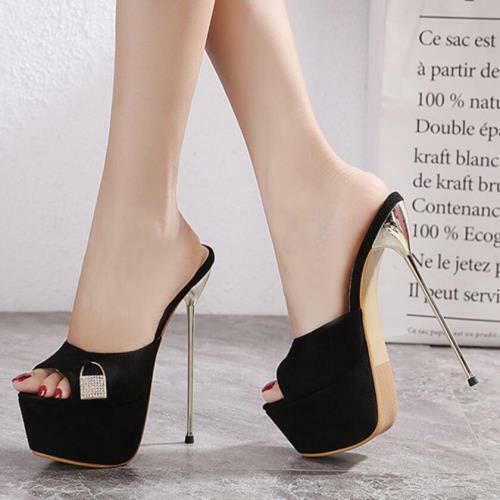 Sandali donna slide stiletto