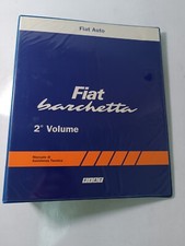 Manuale officina Fiat Barchetta secondo 2° volume assistenza tecnica edizio 1998