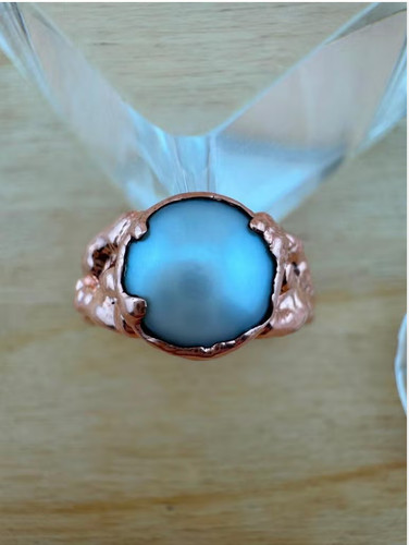 Anello perle acqua dolce - d'acqua,