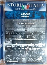 Dvd Storia d'Italia dall'Unità al 2000 La Recessione 1918 1922 De Agostini