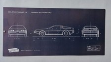 Locandina originale Ritorno Al Futuro II Delorean DMC-12 Giorgetto Giugiaro