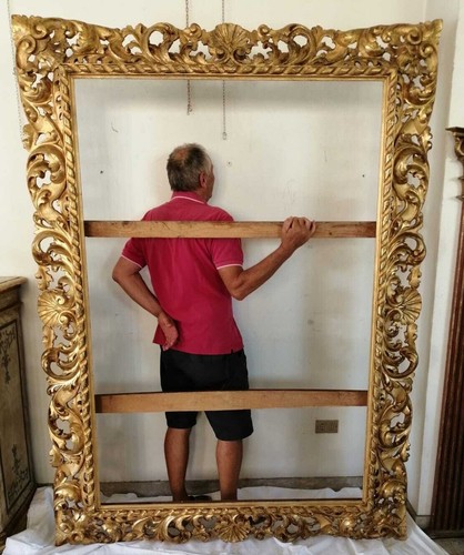 Antica cornice specchiera - antica,