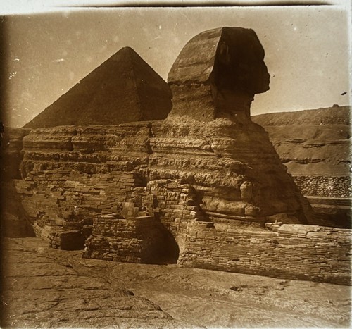 Egitto sphinx piramide c1928 - sphinx,