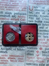 RARO ANTICO LOTTO PELLE EX VOTO NOSTRA SIGNORA di FONTANELLATO : STUPENDO - anni '40!