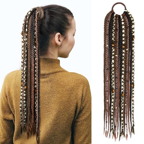 Boho braided ponytail - 24'',
