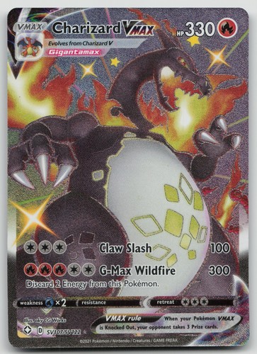 Danneggiato charizard vmax - charizard,