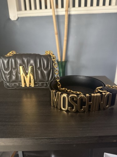 Moschino belt purse set - belt,