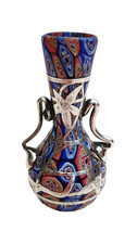 Raro vaso in vetro di Murano