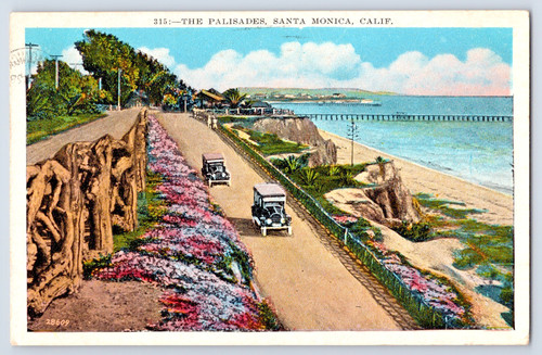 Cartolina santa monica - cartolina,