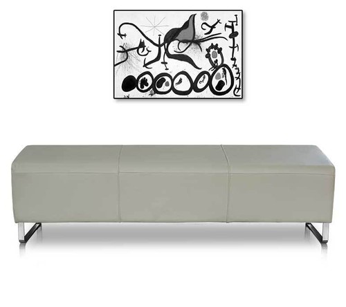 Panca pelle bauhaus - in,