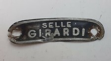 Patacchino in metallo  per sella bici bici epoca marcato SELLE GIRARDI