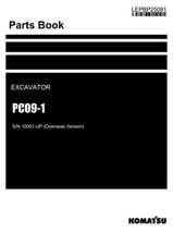 Komatsu pc09 catalogo - komatsu,