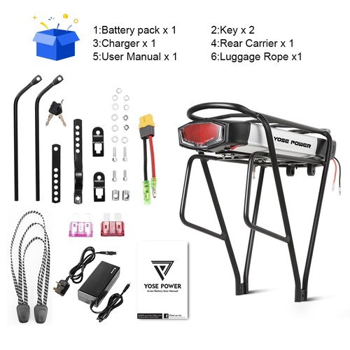 Batteria posteriore 36v - batteria, da