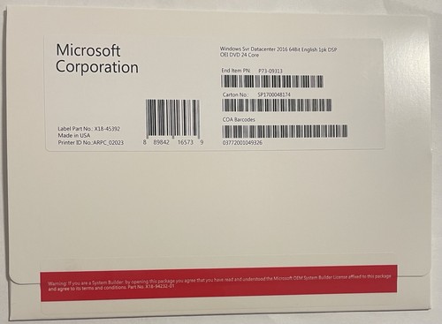 Microsoft windows server - microsoft, 2016