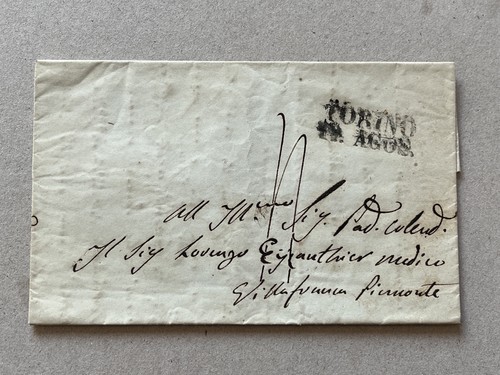 Lettera prefilatelica - o),