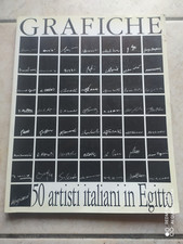 GRAFICHE 50 ARTISTI ITALIANI EGITTO AGIP BAJ BONALUMI BURRI FIUME BRUNO MUNARI 