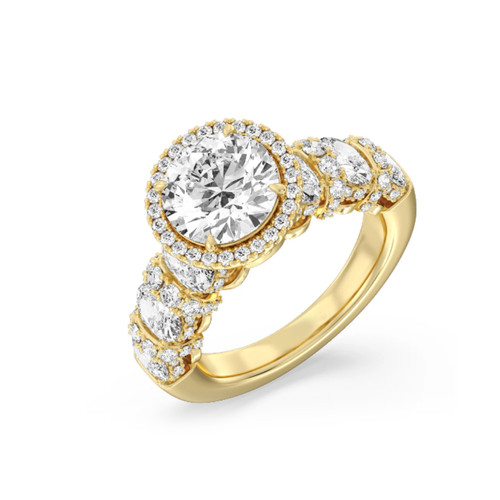 Anello oro giallo con - oro,