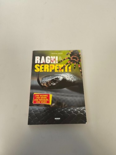 Libro ragni serpenti i più - ragni,