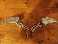 harley davidson e moto custom specchietti con fiamme