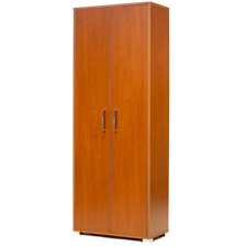 Scarpiera in legno a 2 ante e ripiani interni H189 CILIEGIO