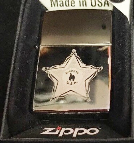 Raro zippo star cromato - raro,