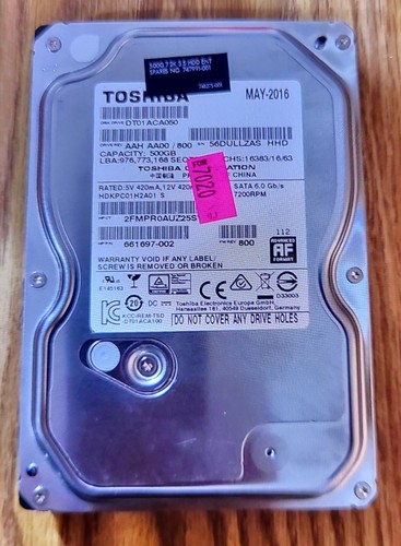 Toshiba dt01aca050 500 5 - toshiba, 3,5"