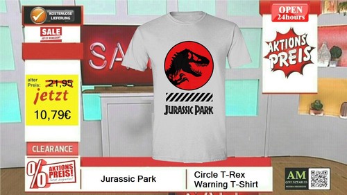 Maglietta bianco jurassic - maglietta,
