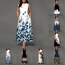 Maxi abito donna stampa