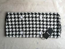 O bag  - BORDO TESSUTO per Borse MINI - PIED DE POULE BIANCO NERO