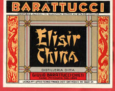 CHIETI - ETICHETTA LIQUORE  DISTILLERIA DITTA G. BARATTUCCI- D'EPOCA
