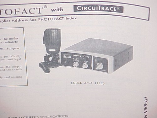1978 gain radio service - cb,