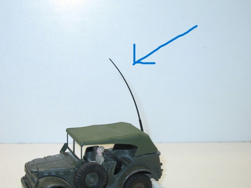 Dinky toys antenne fouet - toys,,