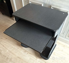 MOBILETTO PORTA PC/TV GRIGIO SCURO