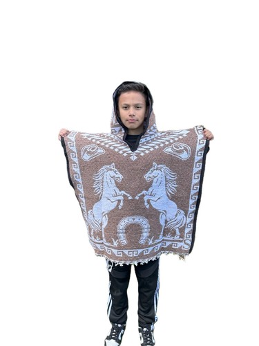 Poncho per bambini - per, cappuccio
