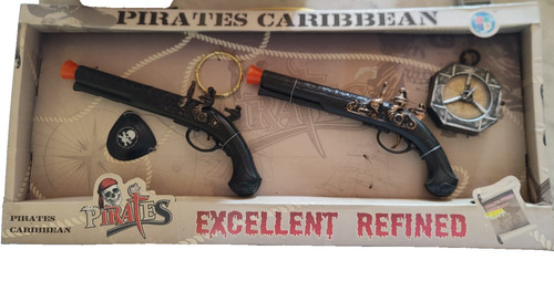 Set pistole pirata bussola - pistole, +