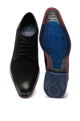 Tacchi uomo bugatti pelle nera - uomo,