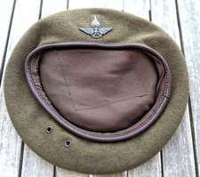 Basco kaki E.I. anni '60 Autieri - Corpo Automobilistico tg. 58 circa ottimo