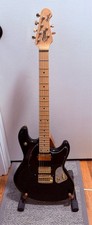 Sterling by Music Man Jared Dines Artist Series StingRay Chitarra Nera