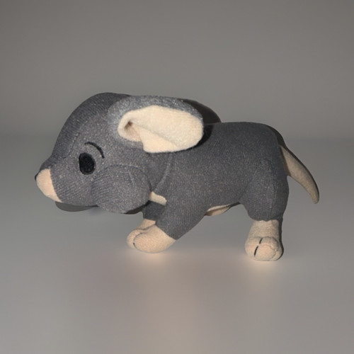 Peluche topo grigio - topo,