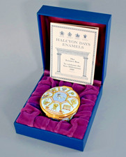 HALCYON DAYS ENAMEL THE SCIENCES TRINKET BOX LIMITED EDITION