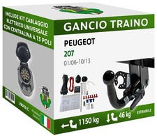 Gancio orizzontale estraibile - gancio,