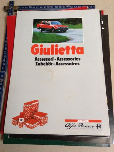 Depliant vintage pubblicitario - depliant,