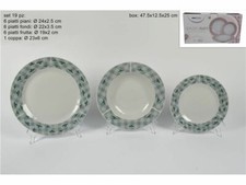 Set Servizio 19 Piatti In