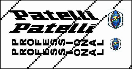 Adesivi telaio patelli vintage - telaio,