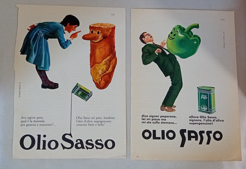 Pubblicita anni olio - anni, 60