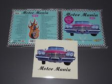 MOTOR MANIA - 45 CAR SONGS & MOTOR SOUNDS - V.A. / 2-CD-SET (MINT-) & STICKER