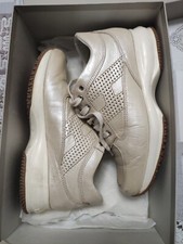 Scarpe Donna Hogan Interactive Pelle Colore Bianco Madreperla. Misura 38.