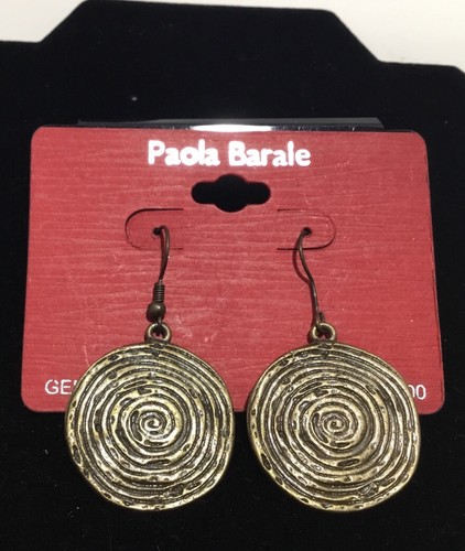 Orecchini paola barale ottone - orecchini,
